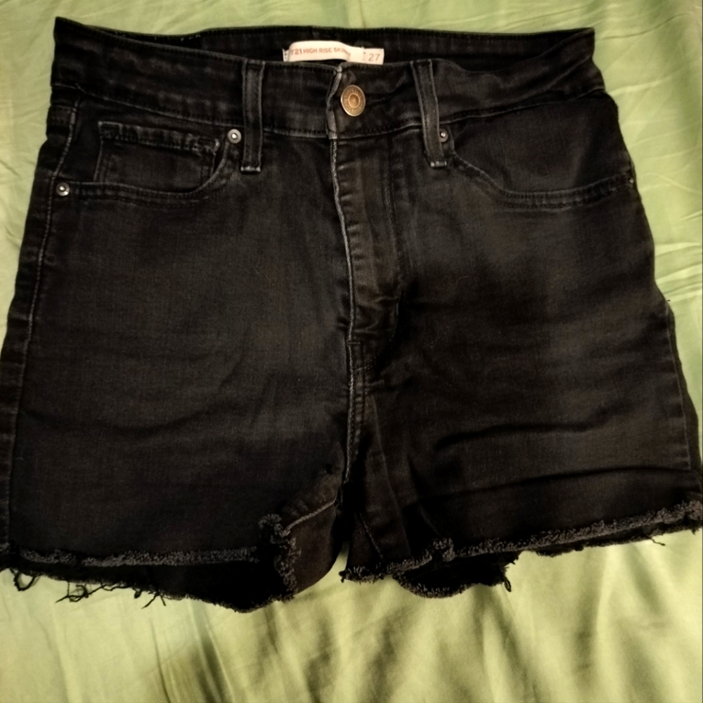 Denim shorts